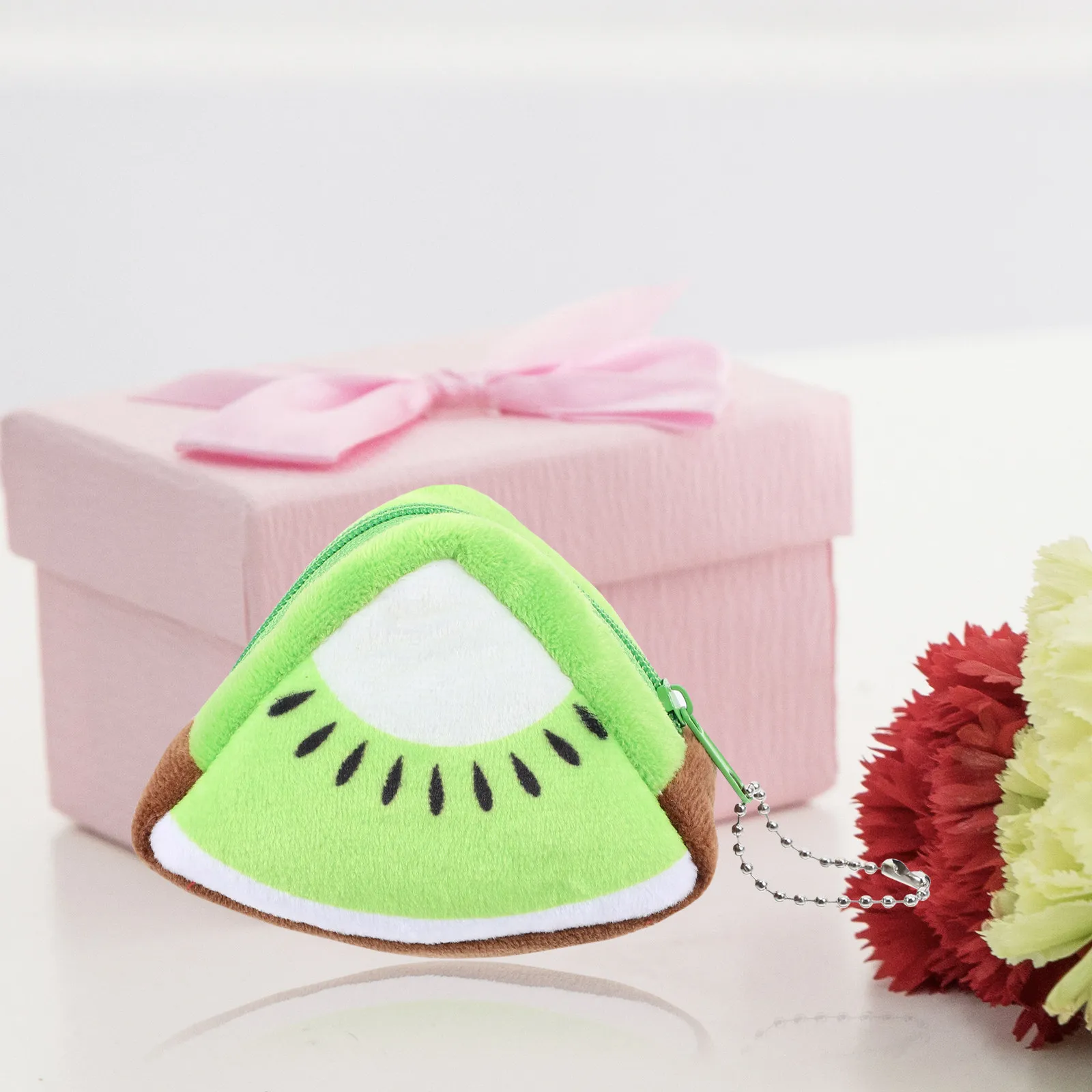 

Fruit Coin Purse Cute Small Wallet for Women Lightweight Zipper Pouch for Coins Lipstick Keys Travel Essentials Gift