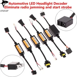 LED Canbus Decoder Car Headlights Error Free Resistor H1 H3 H4 H7 H8 H9 H11 Adapter Warning Canceller