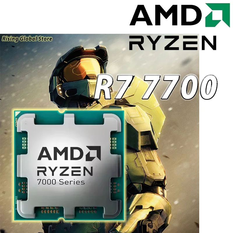 AMD Ryzen 7 7700 R7 7700 Serie 7000 5,3 GHz 8 núcleos 16 hilos L3=32 MB