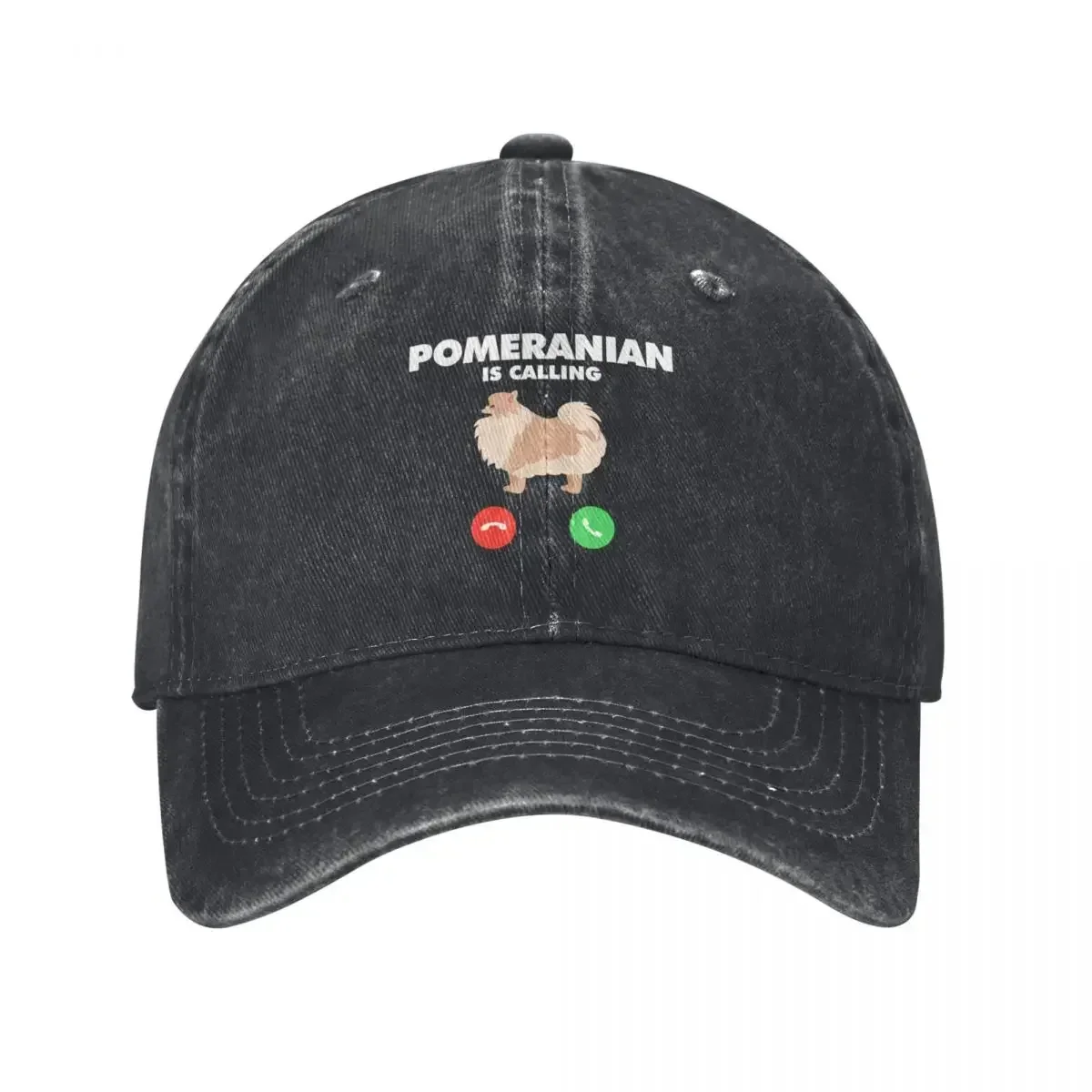 2026 Dog Pomeranian is Calling and I Must Go Baseball Cap cute Gentleman Hat Women's Beach Visor Men's