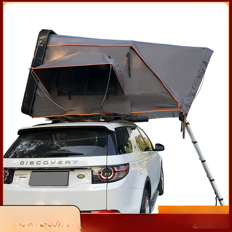 

Wholesale aluminum alloy hard shell car tents SUV two person self driving camping large space rainproof roof tents