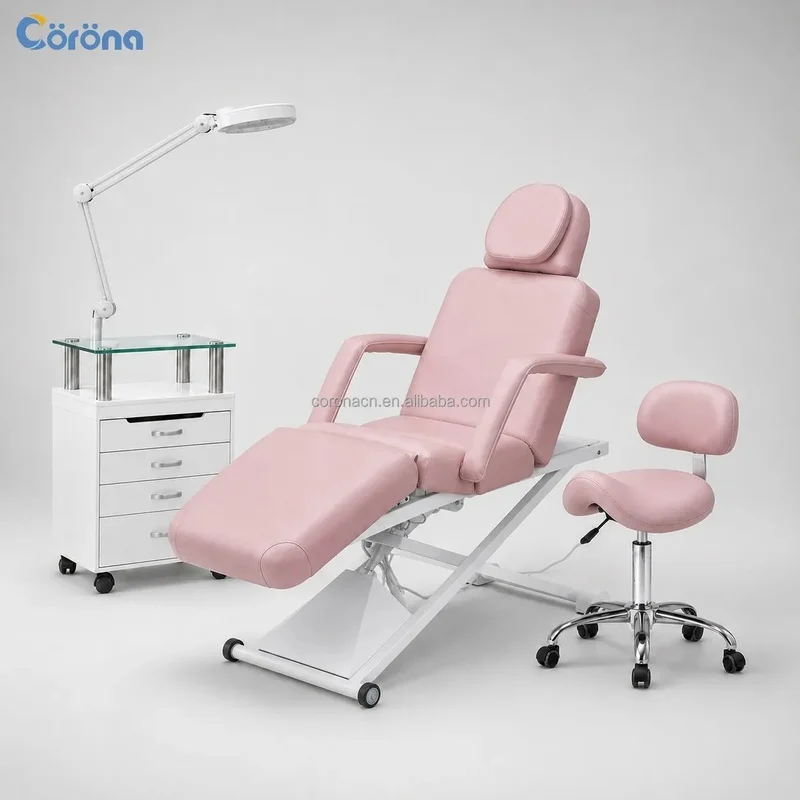 Professional 3 Motor Electric Esthetician Bed Adjustable Facial Treatment Bed for Beauty Salon