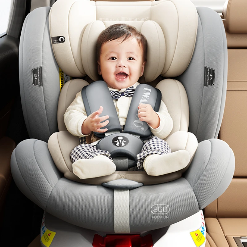 German child safety seat car with baby car 0-12 years old portable rotating universal seat reclining