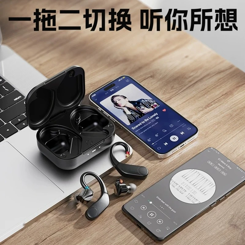 UTWS5 2025 True Wireless Bluetooth Earbuds Hook & Headphone Amp for IEMs, Hi-Res 96kHz/24bit LDAC -MMCX/0.78 2pins