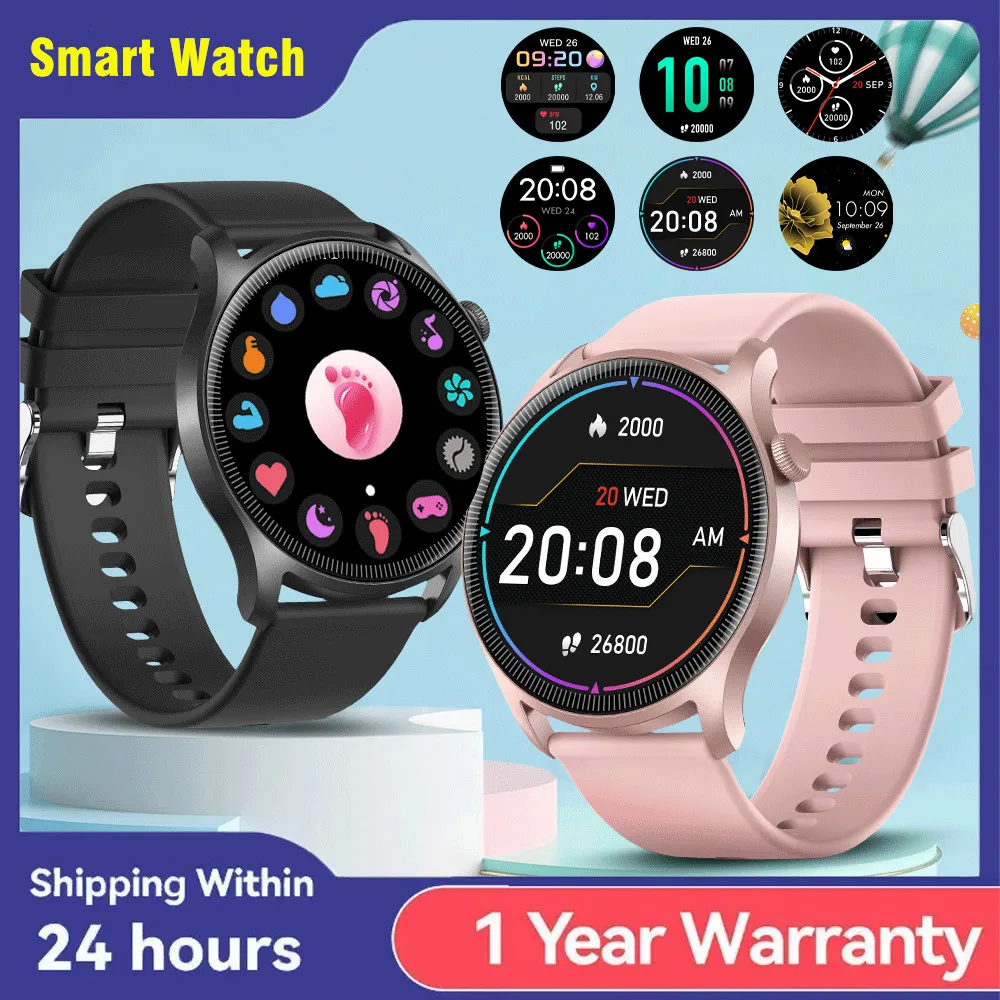 

New Men Smart Watch Real-time Activity Tracker Heart Rate Monitor Sports Women Fashion Smart Watch Men Clock For Android IOS