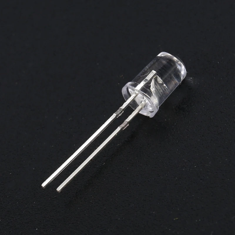 라운드 보라색 UV LED 다이오드, 매우 밝은 물 투명 LED 조명 램프, 보라색 색상, 1000 개/로트, 5mm