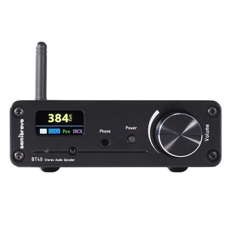 Semibreve BT40 HD LDAC Bluetooth5.1 DAC Receiver ES9038 Audio Decoder Support 3 SRC Frequency Up and Down