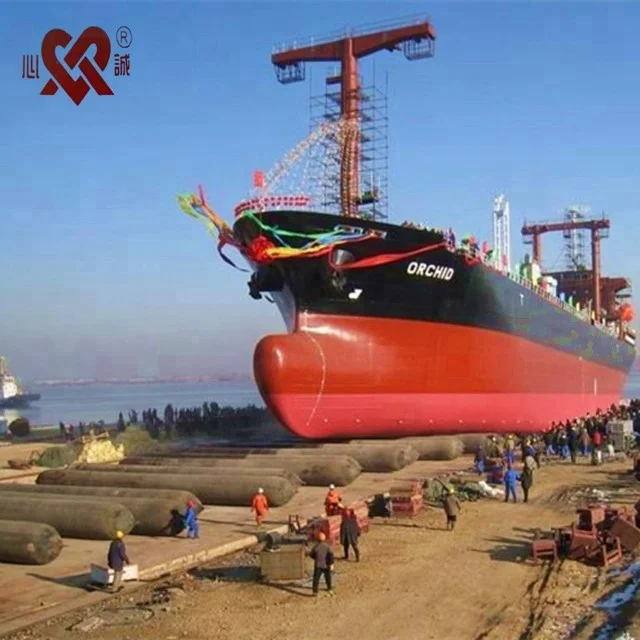Dockyard Supplier Natural Rubber Ship Boat Lifting Marine Rubber Airbag