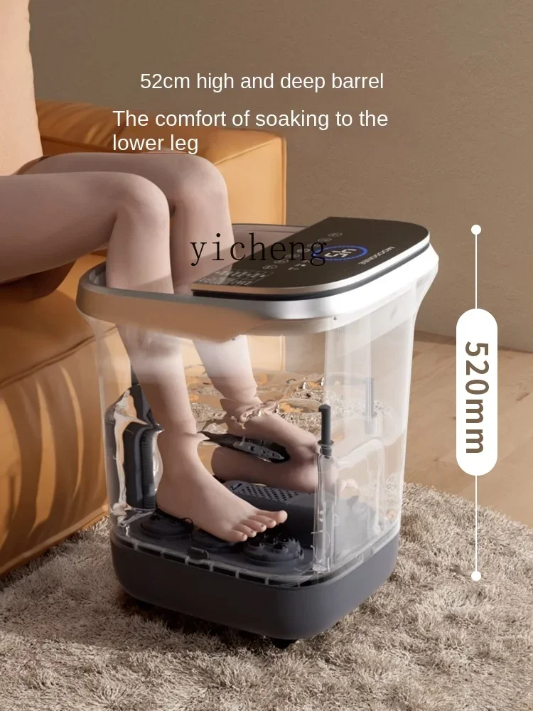 cc29 Electric Massage Household Wash Wash Foot Basin Constant Temperature Heating Automatic Voice High Depth Feet Bathing Tub