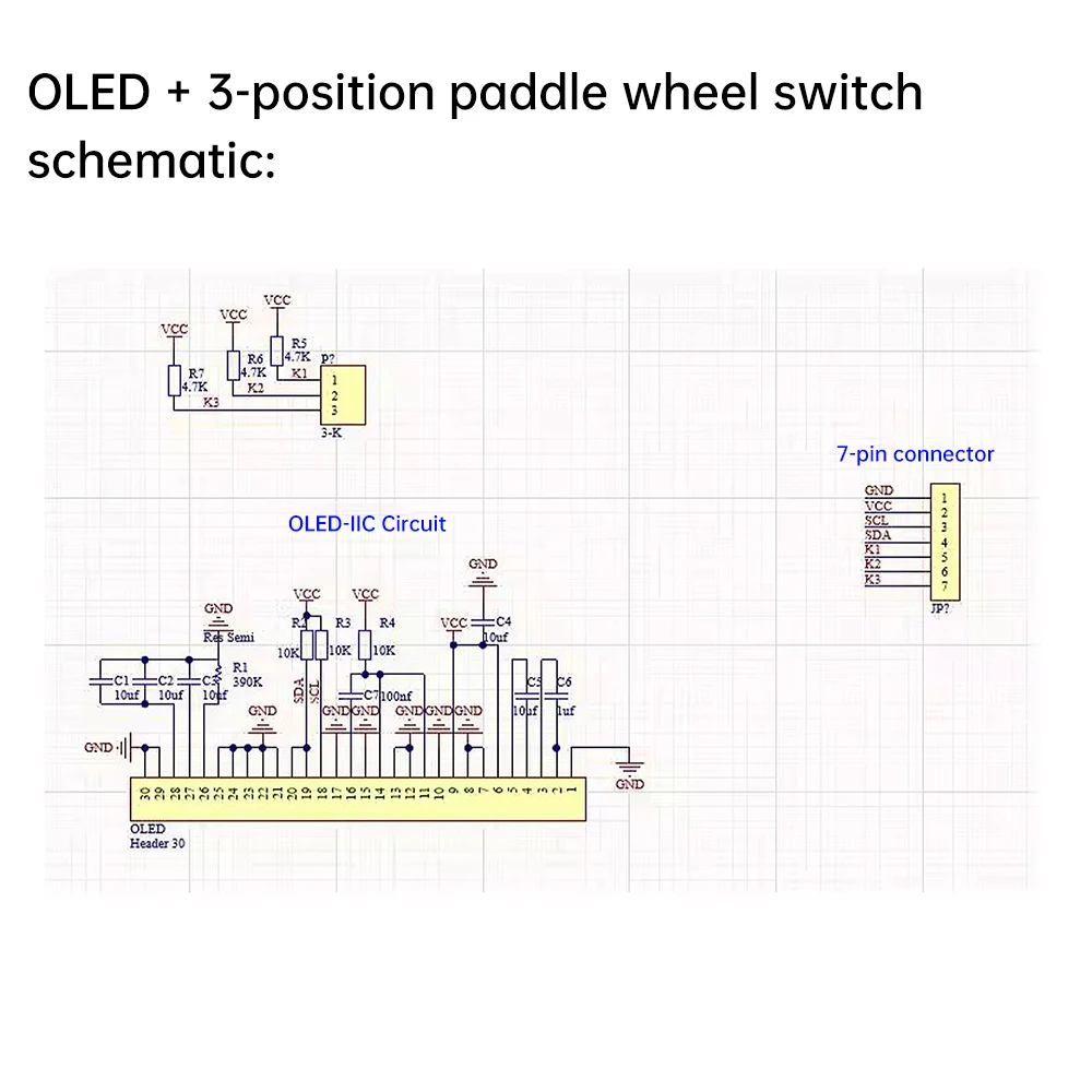 Tela oled branca de 0.96 polegadas, driver ssd1315 compatível com codificador rotativo ssd1306, interruptor de discagem de 3 velocidades iic para arduino