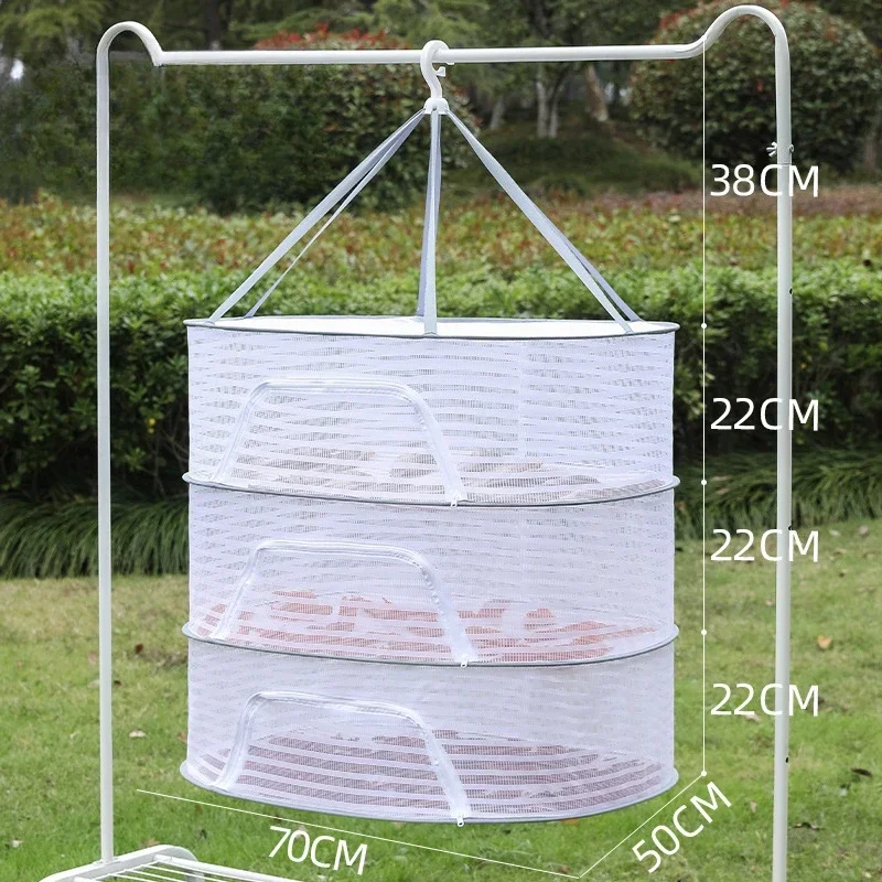 1/2/3/4layer Drying Net Anti-mosquito Dryings Fish Net Strong and Durable Dry Goods Net Drying Salted Fish Drying Artifact