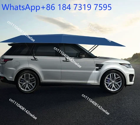 4.2M 4.6M Automatic Folding Car Sun Shade Waterproof UV Protection Rooftop Cover with Remote Control
