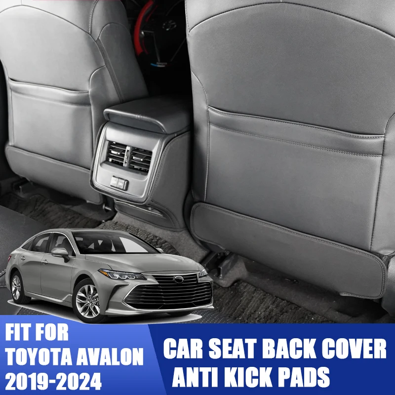 

For TOYOTA AVALON 2019 2020 2021 2022 2023 2024 Seat Back Kick Mat Seat Cover Protection Anti Kick Pad Car Interior Accessories