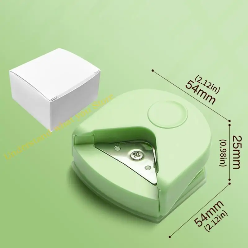 J60A Professional Paper Corner Cutter Paper Corner Cutting Device For Photo Invitation Cards Documents Laminated Films