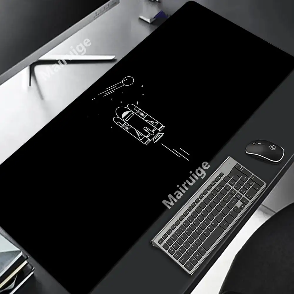 

Коврик для мыши Space Shuttle XL, компьютерные аксессуары, коврики для офисного игрового стола, резиновые противоскользящие коврики для игровой клавиатуры XXL, коврики для мыши, настольные коврики