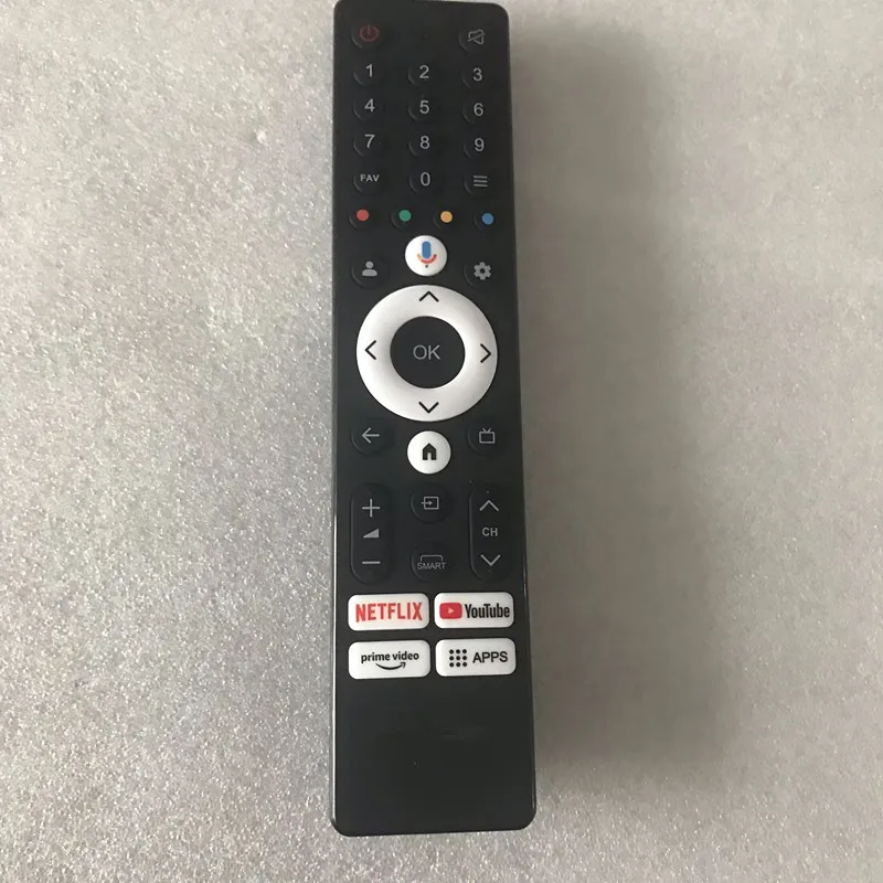 New Voice Bluetooth TV Remote For Cecotec Smart TV Model 06T‑B60R41‑PX001, Shortcut Buttons Netflix YouTube Prime Video