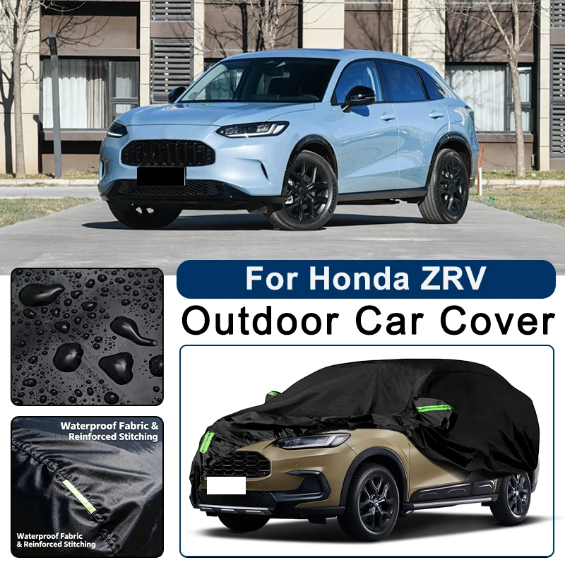 

Outdoor Car Cover Waterproof Dustproof UV Sun Protection, Full Car Protector Exterior Accessories For Honda ZRV 2022-2026