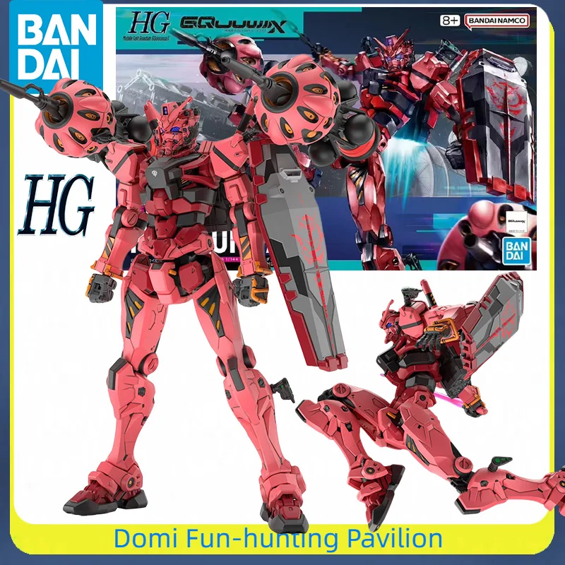 

Bandai Original HG 1/144 Mobile Suit Gundam GQuuuuuuX Anime Figure GMS-α Red Gundam Assembly Model Joint Movable Action Toys