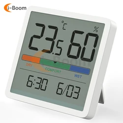 LCD igrotermografo digitale termometro per interni igrometro casa camera da letto Baby Room ambiente Monitor temperatura umidità Meter