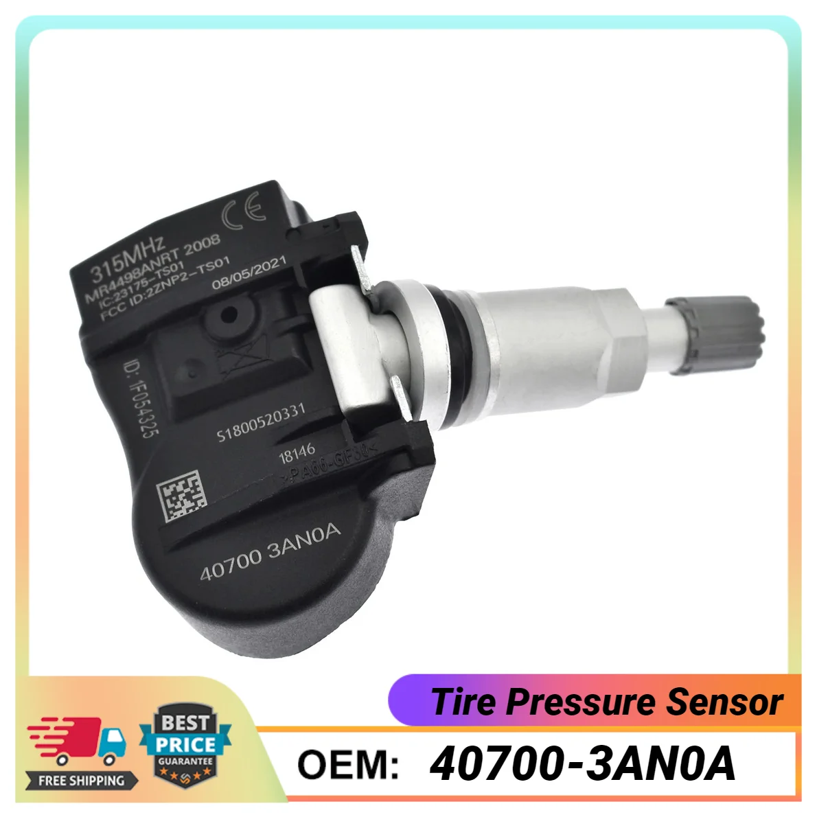 1PCS Tire Pressure Sensor 40700-3AN0A For Nissan Altima Sedan Coupe Titan Pro 4X Versa Xterra Frontier Maxima Sentra 315MHz