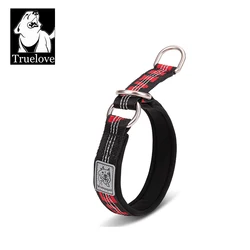 TRUELOVE – collier réfléchissant pour animaux de compagnie, en Nylon, en néoprène, rembourré, demi-starter, entraînement, léger, lavable, sport, YC1852