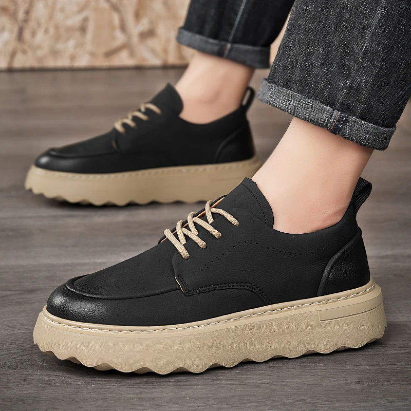 Autumn New Men Casual Sneakers Fashion Street Skateboard Flats Shoes Brand  Outdoor Sports Tennis Shoes Male Walking Sneakers