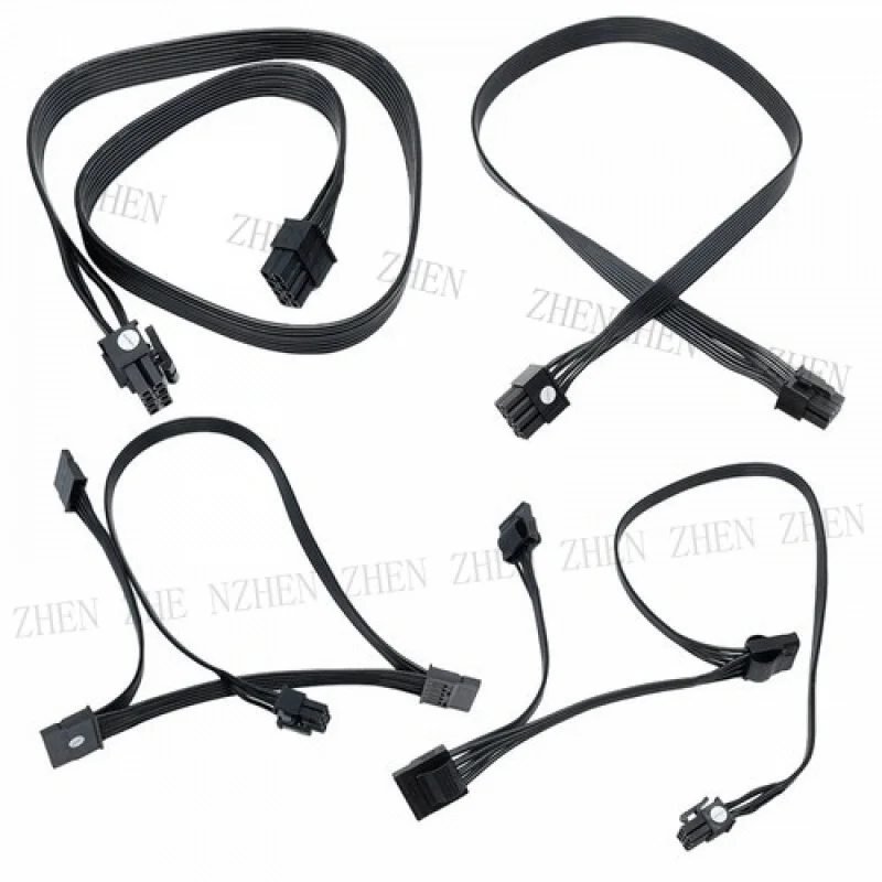 

Y Y 8p 6p до 3-портового кабеля питания SATA IDE Molex для EVGA 650BQ 750BQ 850BQ 1000GQ