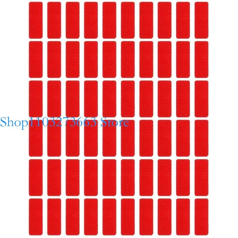 

R6FE Bicycles Wheel Frame Reflectors Sticker Safety Reflective Decals Warning Tape Adhesive Watertight Reflective Sticker