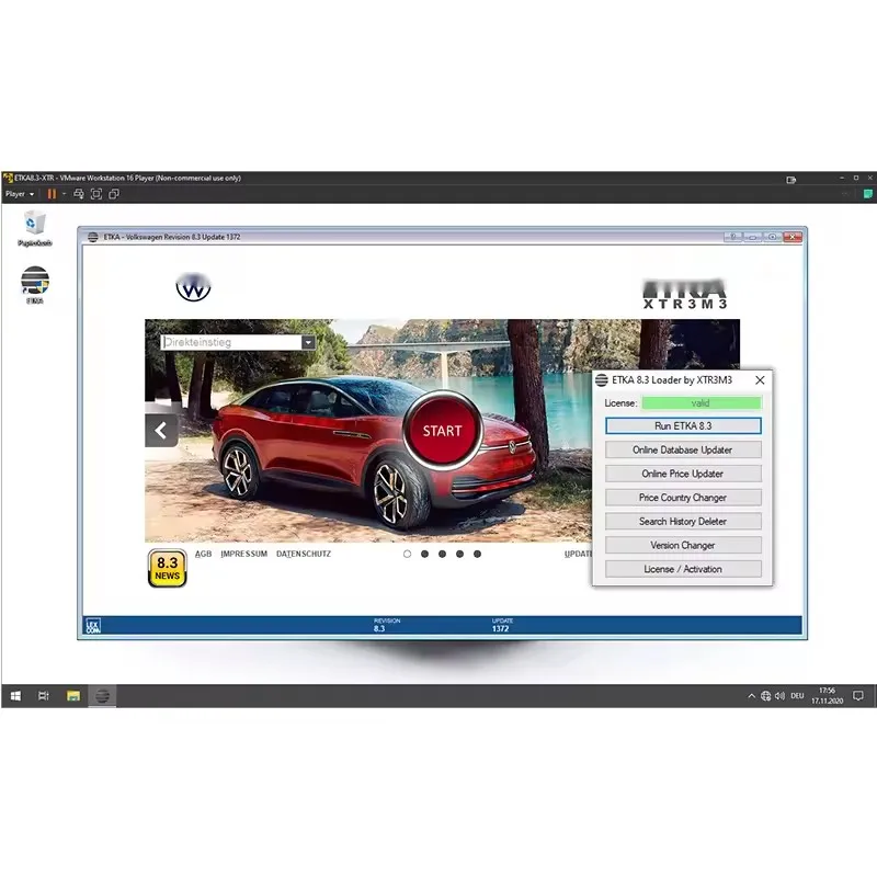 

2025 ETK A 8.3 Group Vehicles Electronic Parts Catalogue until 2025 years For V/W+AU/DI+SE/AT+SKO/DA etka 8.5 Multi-Languages