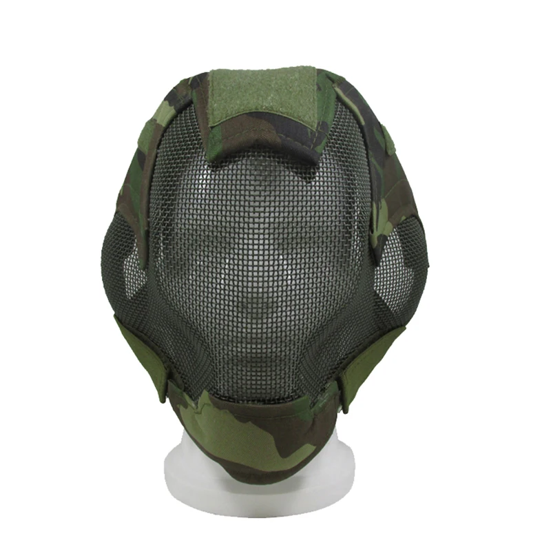 2024 Outdoor Sports Tactics Defense Mask Wire Mesh Visible Full Face Mask Helmet Adult Gaming Call Of Duty Mesh Mask