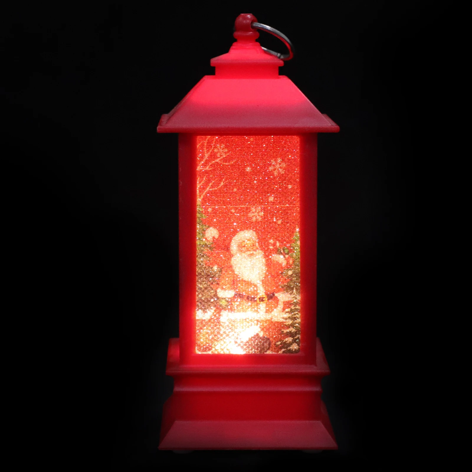 

Christmas Tree Lantern Decoration Glowing Warm Light Xmas Decor For Home Table Fireplace Mantel Windowsill Desktop Retro