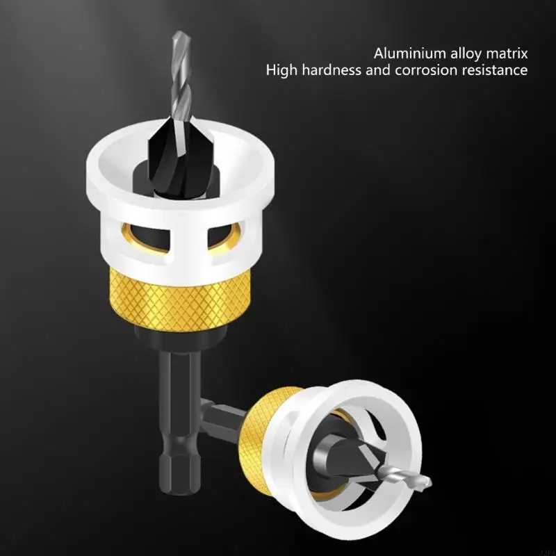 c.Ubterink prick pret stloving woodworking bits bits pits قابلة للتعديل عمق البت التوقف عن الحفر المسمار