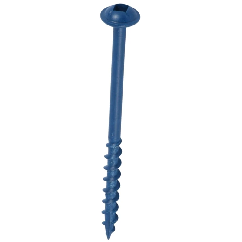 2-1/2-Inch Blue Coarse Washer-Head Pocket Hole Screws, 200Pcs