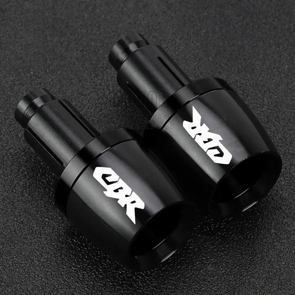 For HONDA CBR 125 150 250 300 400 500 600 900 1000 RR Motorcycle Handlebar Grips Bar Ends Cap 22mm Handle Counterweight Plug