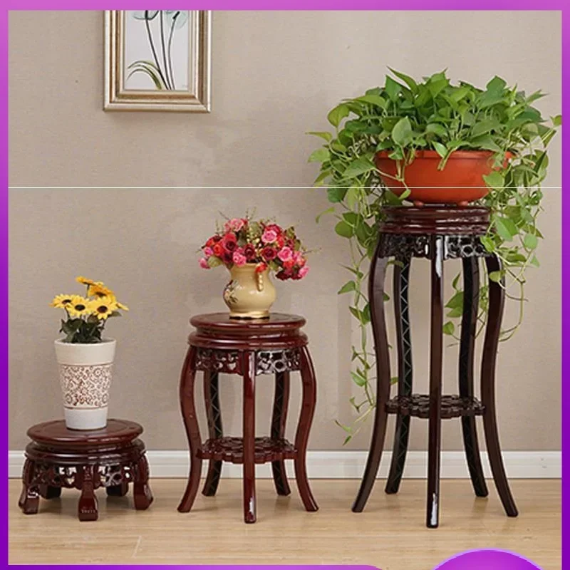 

Plastic Plant StandMulti-Layer Flower Pot RackSingle Antique Living Room Balcony Indoor Floor Storage Shelf New Arrivals