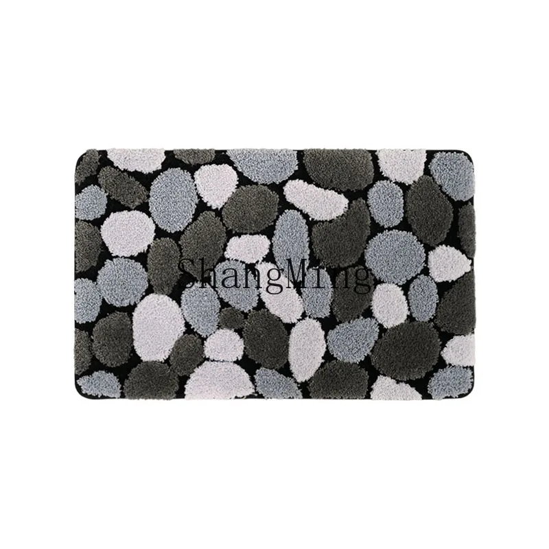 

PYH flocked stone door floor mat, bathroom non-slip suction mat, thickened foot pad at the door of the bathroom