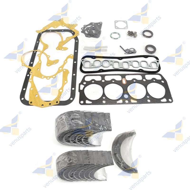 

4P Full Gasket Kit + Main Bearing Con Rod Bearing For Toyota Engine Overhaul Rebuild Kit