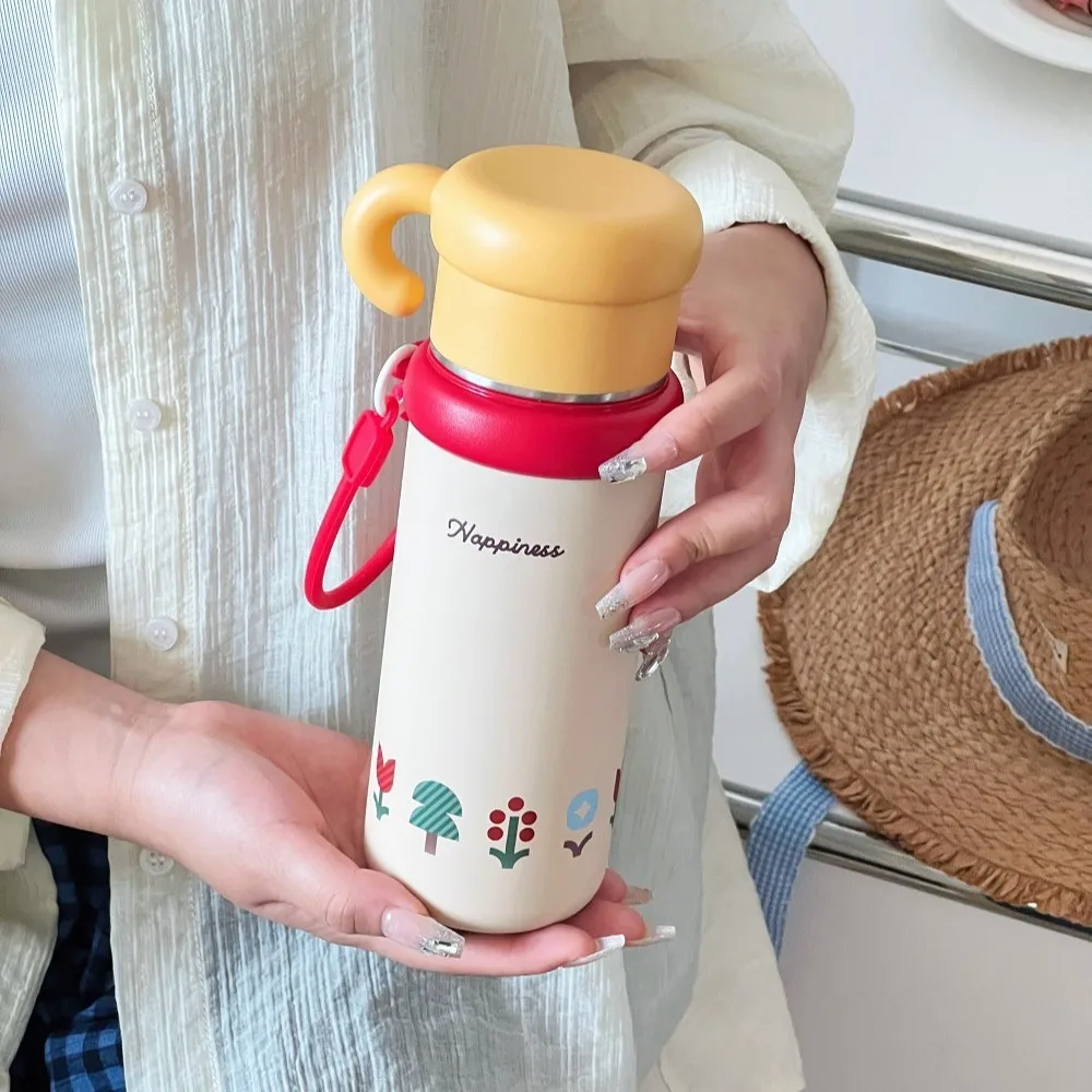 

Изолированная чашка из нержавеющей стали 316, портативная бутылка для воды 500 мл, прочная герметичная тонкая изолированная термобутылка для воды, спортивная