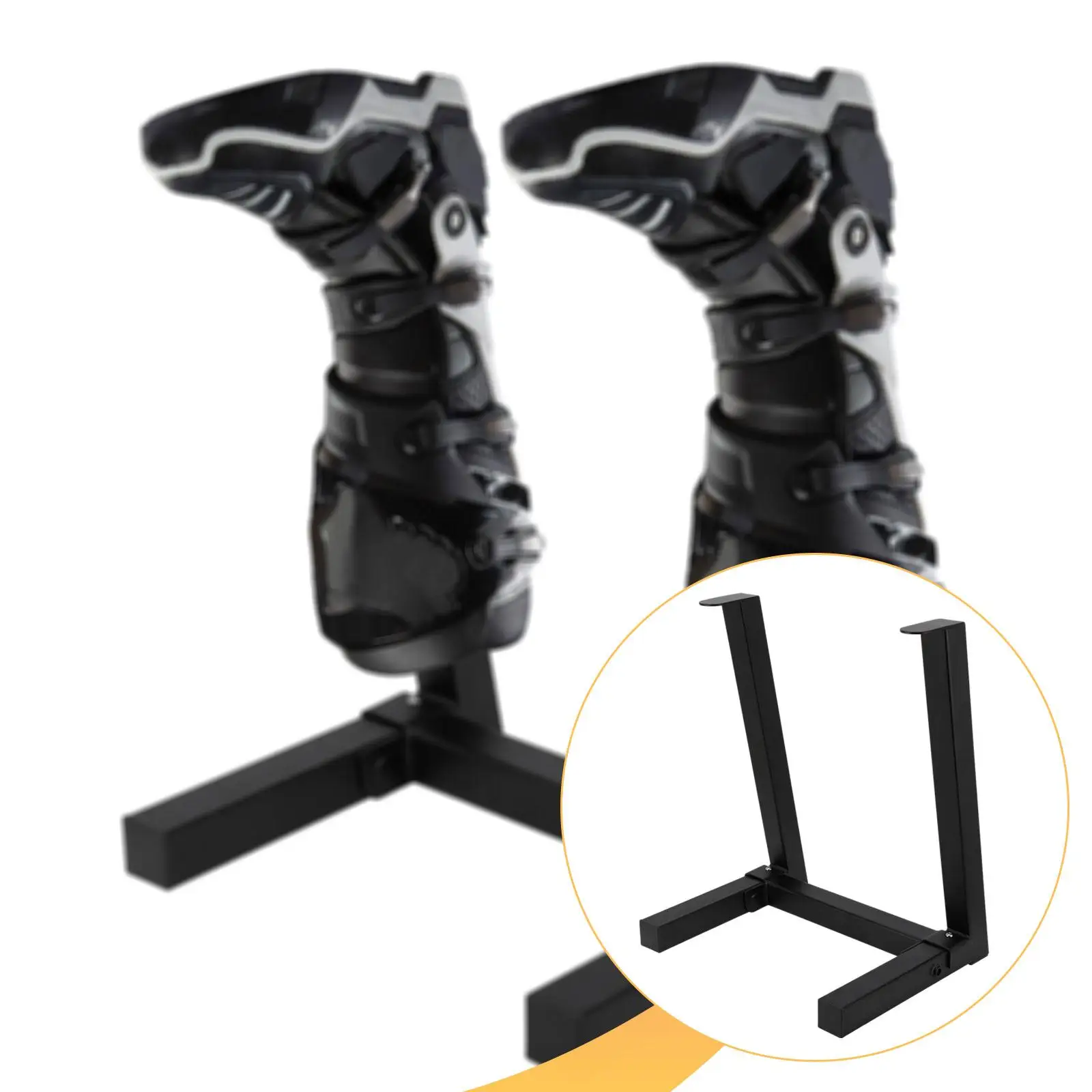 

Motorcycle Boot Cleaning Stand Garage Portable Professional Convenient Replace Accessories Boots Rack Shoe Holder Organizer