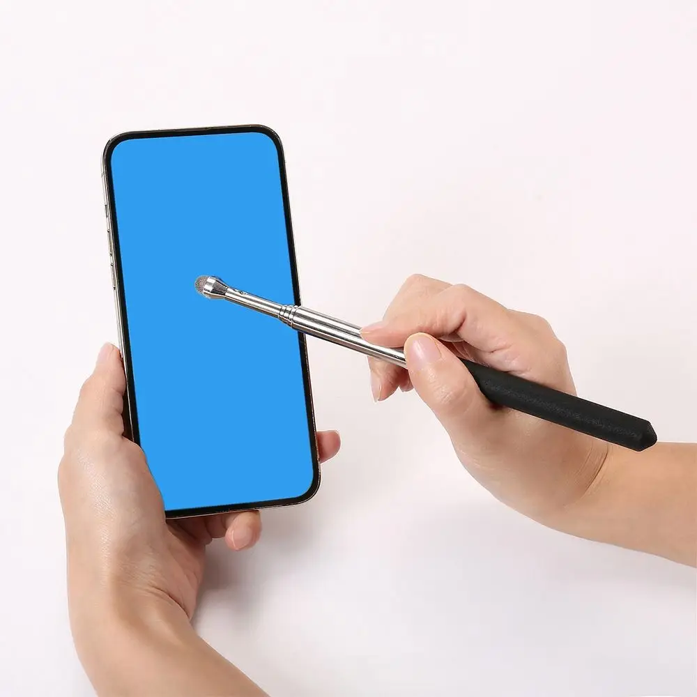 High Quality 66cm Stylus Pen Retractable Five Sections Teaching Sticks Macaron Color Touch Screen Pen Students view 5