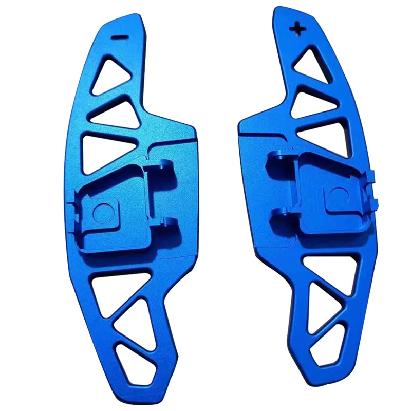 2X Car Steering Wheel Paddle Shifter for Golf 8 MK8 ID4 Passat B8 Tiguan L DSG Gear Shift Shifter Extension Cover Blue