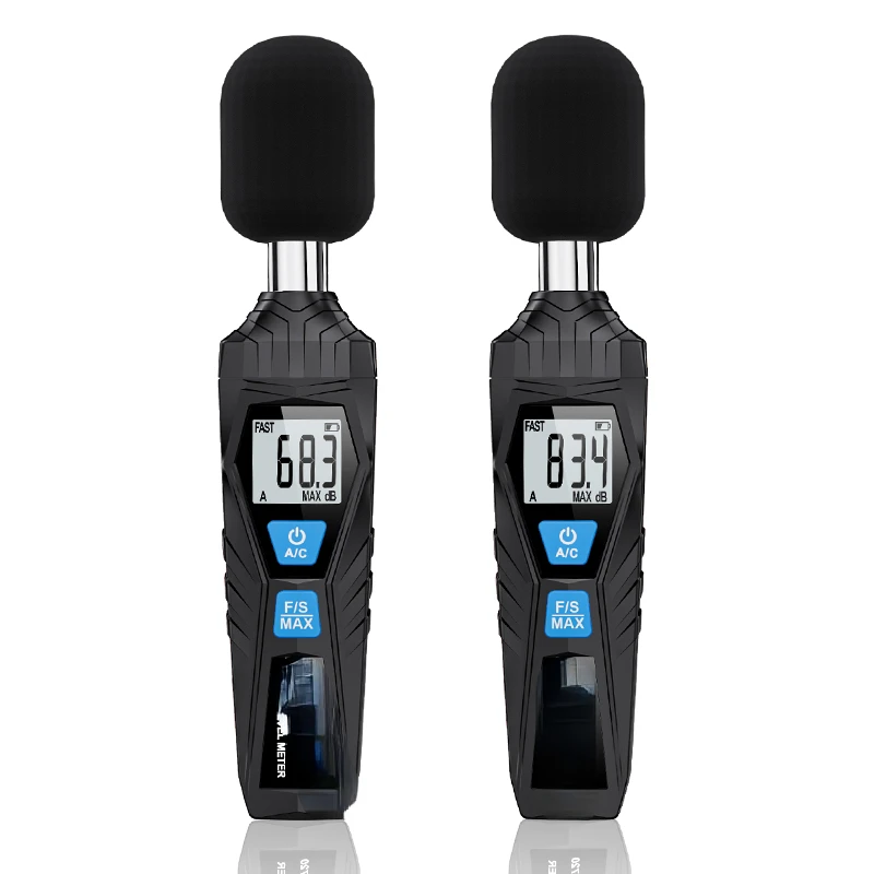 Professional decibel Noise Meter Measurement 30-130dB  Digital Sound Level Meter Volume Sensor Handheld Digital Noise Tester