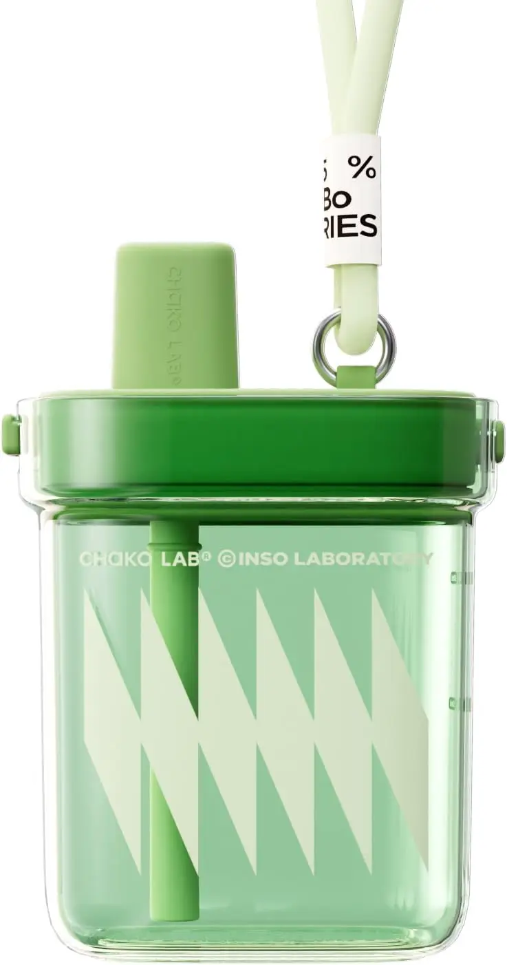 

Portable 24oz BPA-Free Tritan Water Bottle with Straw, Leakproof, Lightweight for Travel, Gym, Work, Camping - Green