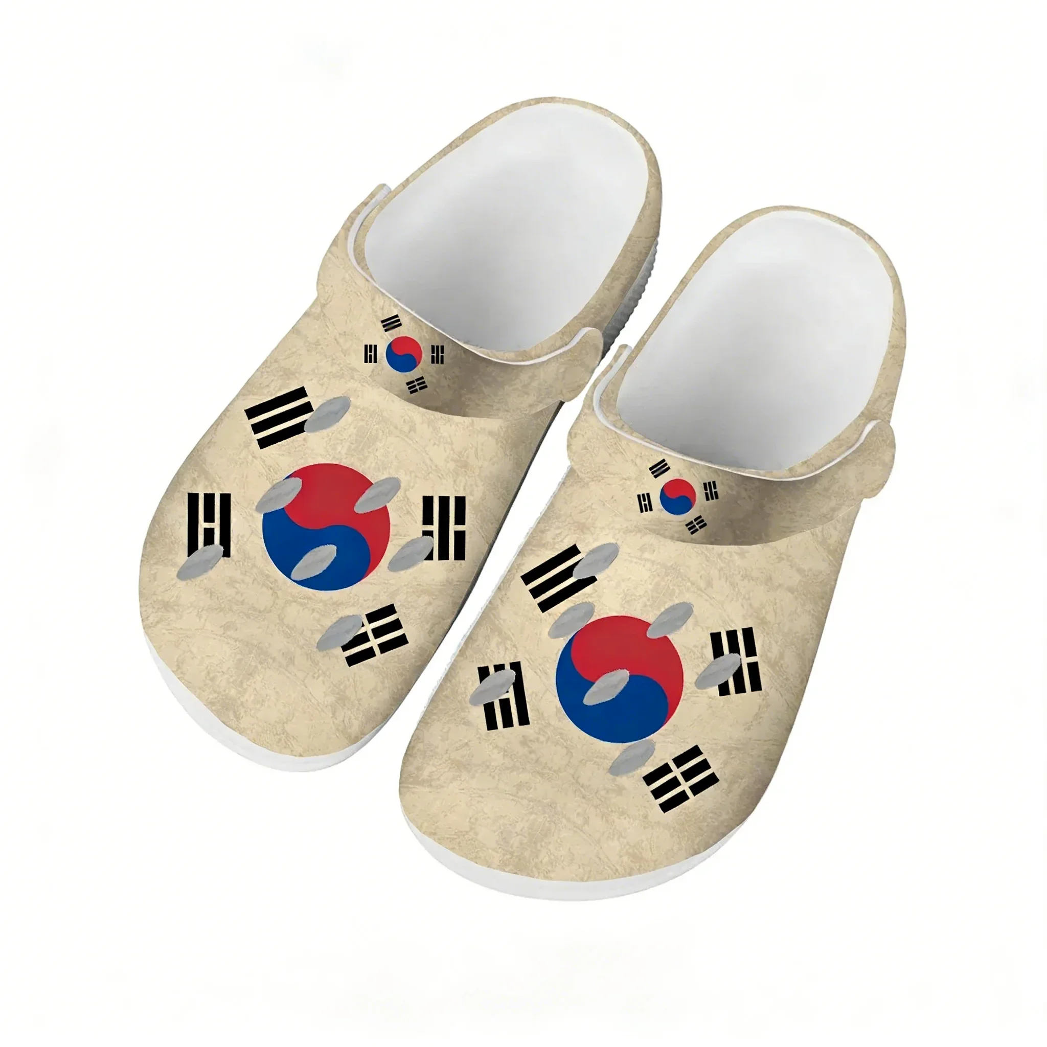 South Korea National Flag Sandals Men Women Teenager Fashion Water Shoes Garden Breathable Comfort Beach Custom Slippers