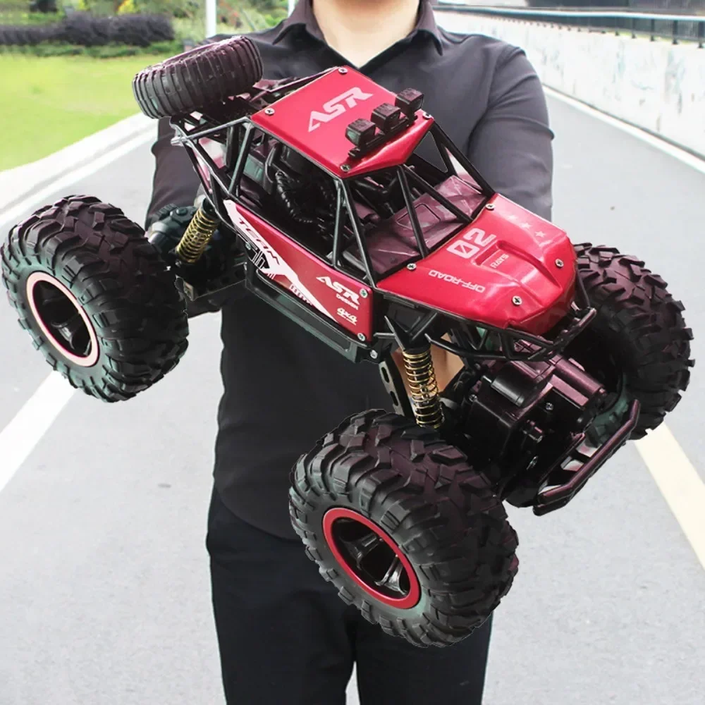 1:16 4WD RC Car 30CM Metal Alloy Body High Speed Racing Off-Road 4x4 Vehicle RC Truck Electric Toys dla dzieci Prezent świąteczny