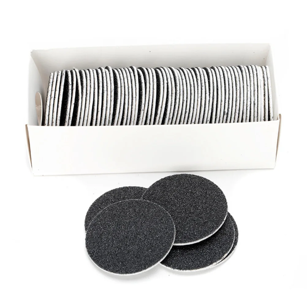 

60pcs Replacement Sandpaper Disks For Electric Foot File Callus Remover Disposable Hygienic Adhesive Backing Easy Paste