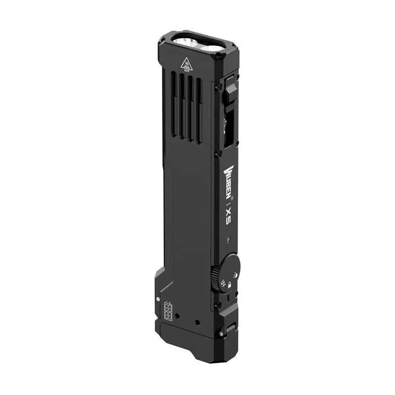 WUBEN X5 Compact EDC Flashlight 1300Lumens 3-in-1 Pocket Torch With 365nm UV And Green Laser For Daily Carry Work Travel Outdoor view 3