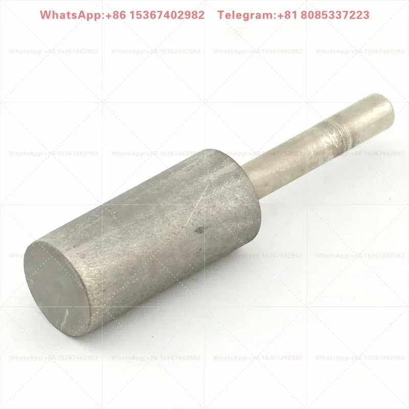 3PCS Coated Rotary Burrs 10/12/14mm Cylinder Head Grinding Bits 6mm Shank 1000 Grit Stone Lapidary Tools