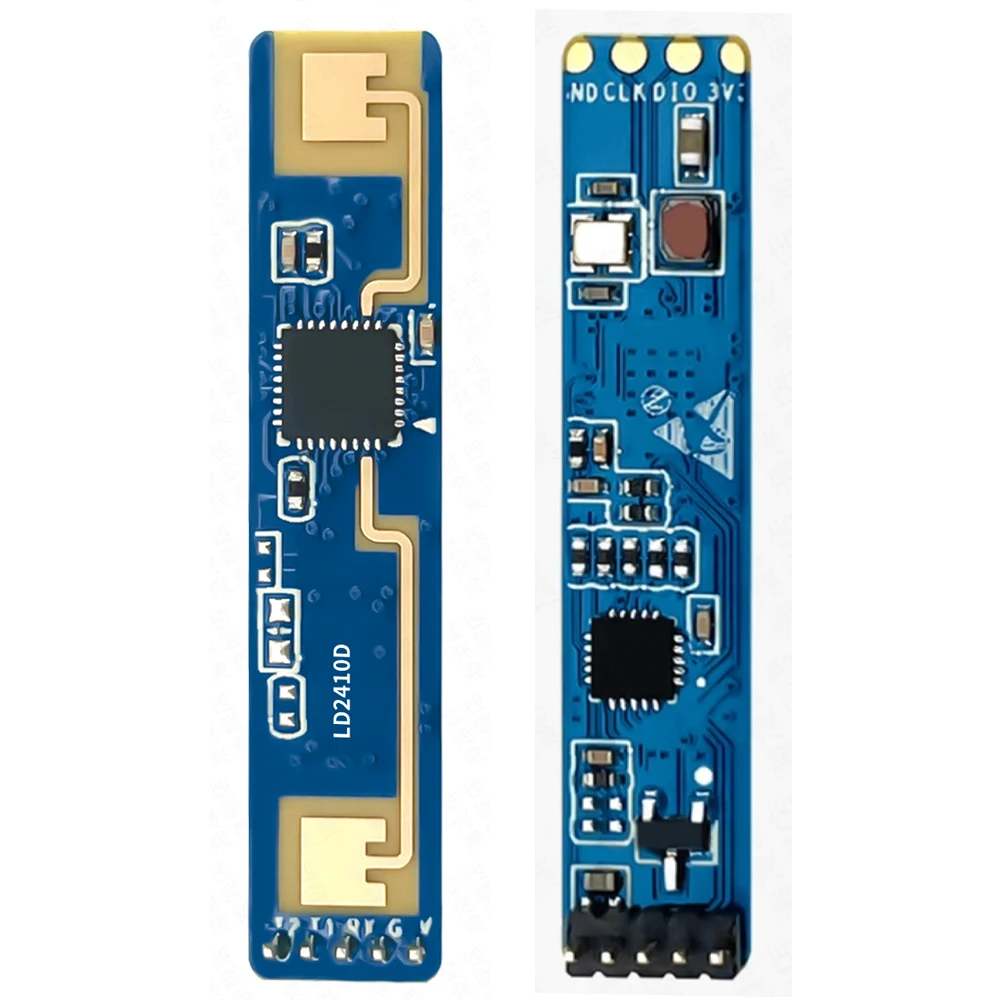 Módulo de Radar de onda milimétrica LD2410D de 24GHz, módulos de Sensor de detección de presencia humana, Radar FFCW para interfaz UART de hogar inteligente de 5 pines