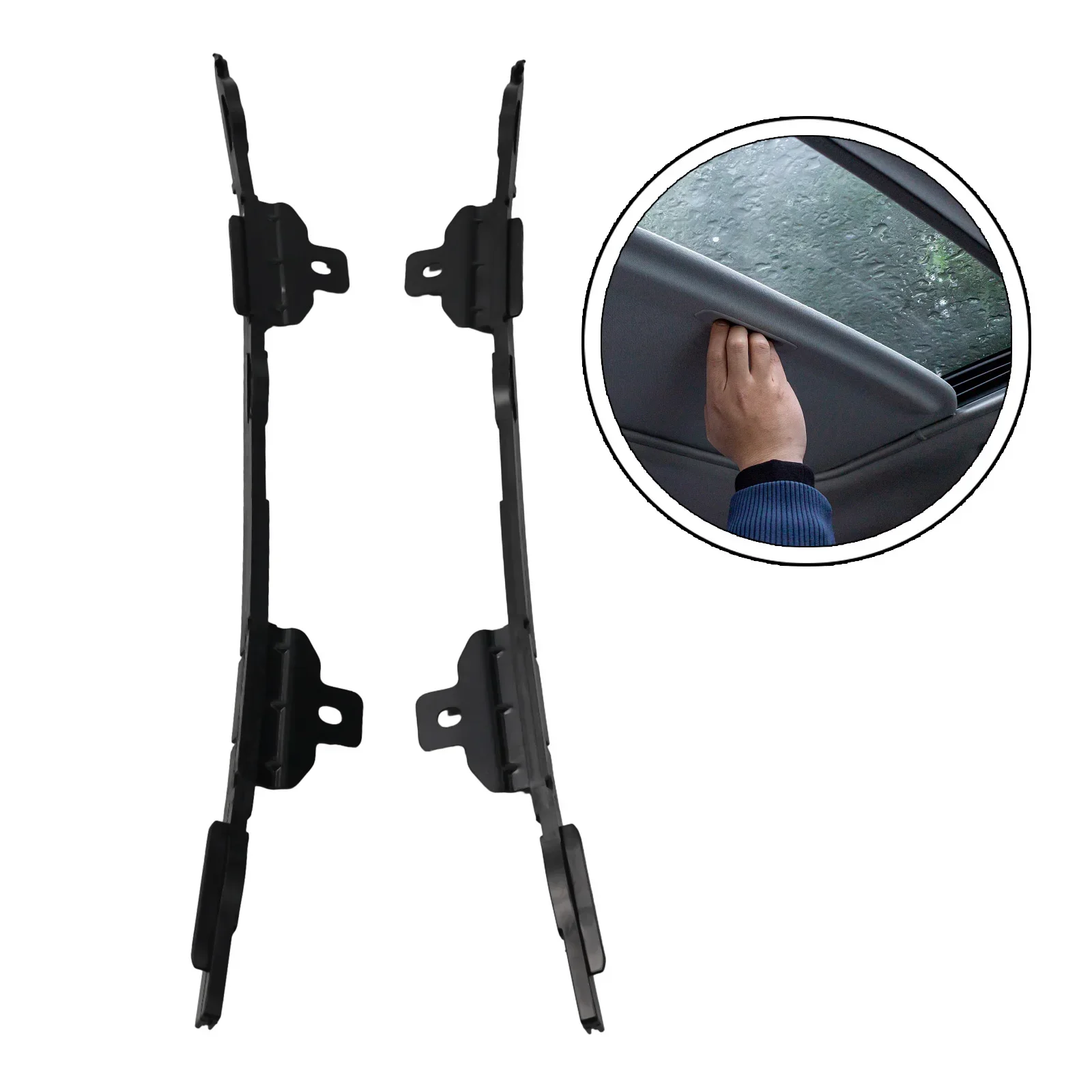 

2*Sunroof Curtain Rail Sliding Bracket Front For BMW- X1 E84 2009-2014 54102993888# Roof Sunroof Curtain Sliding Kit